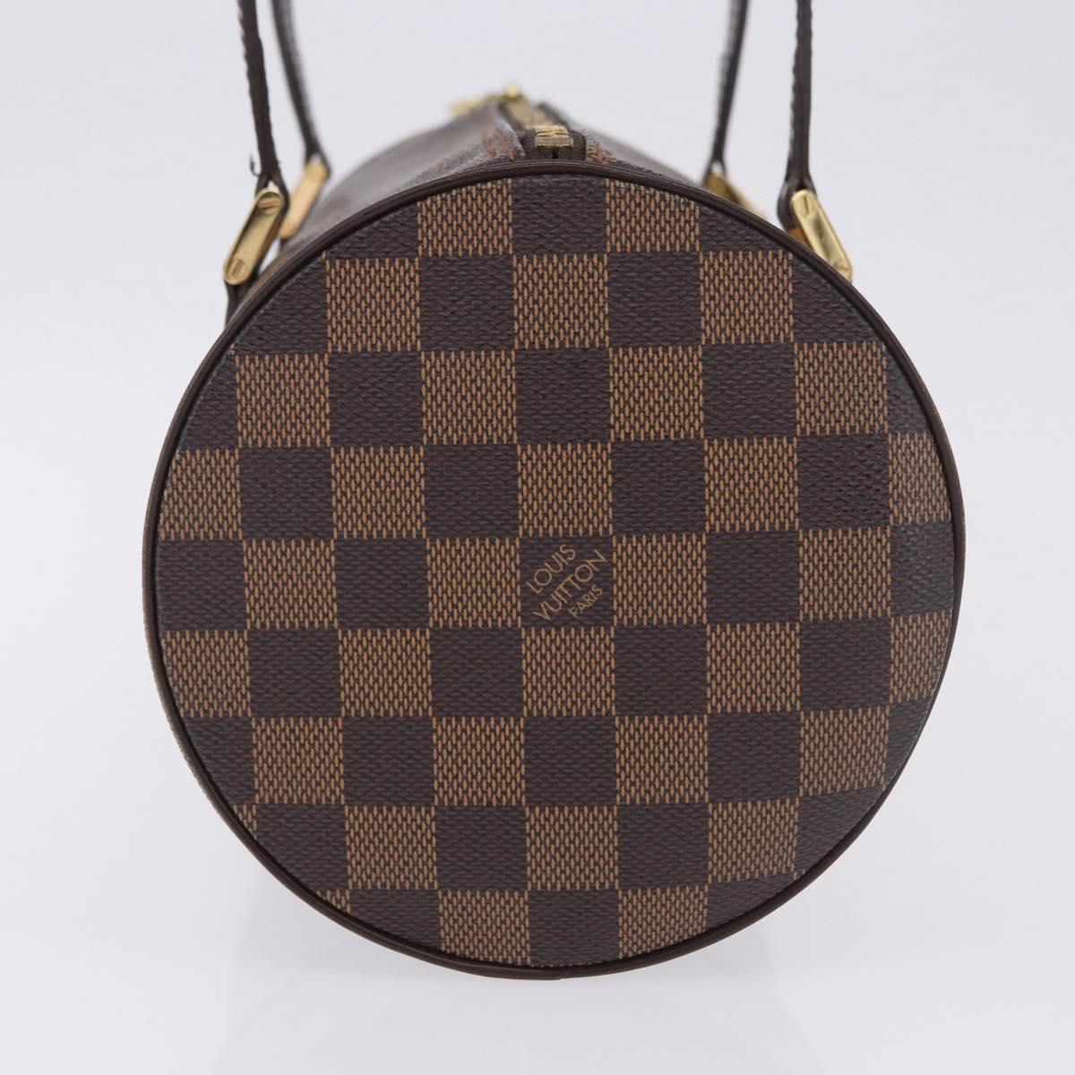 LOUIS VUITTON Damier Ebene Papillon 30 Hand Bag N51303 LV Auth 196373A