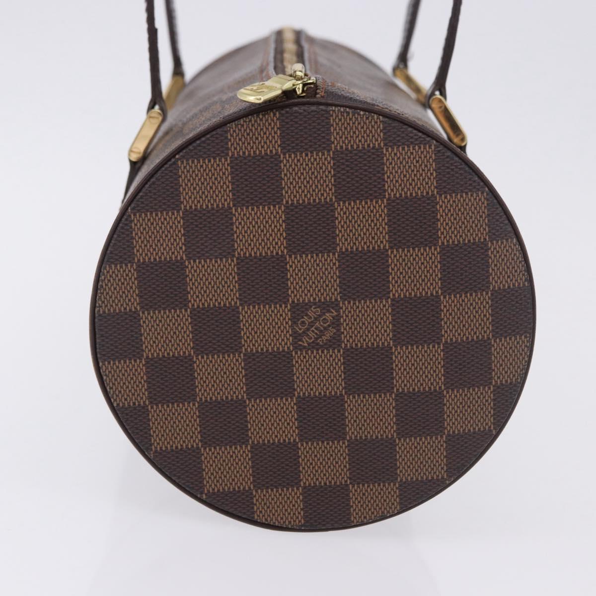 LOUIS VUITTON Damier Ebene Papillon 30 Hand Bag N51303 LV Auth 196373A