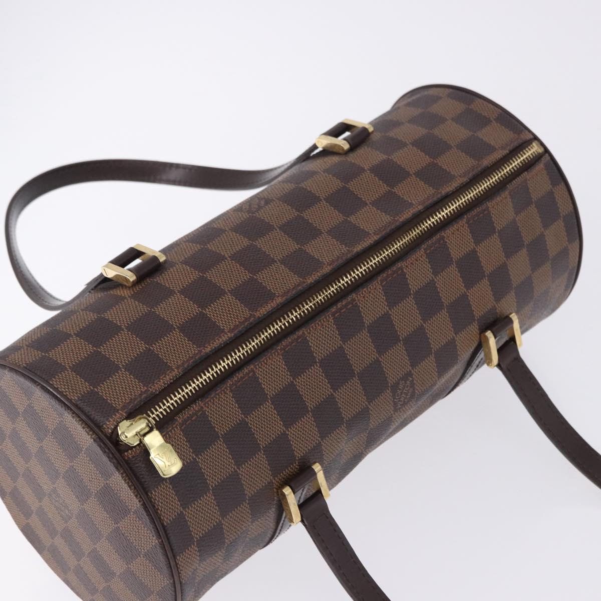LOUIS VUITTON Damier Ebene Papillon 30 Hand Bag N51303 LV Auth 196373A