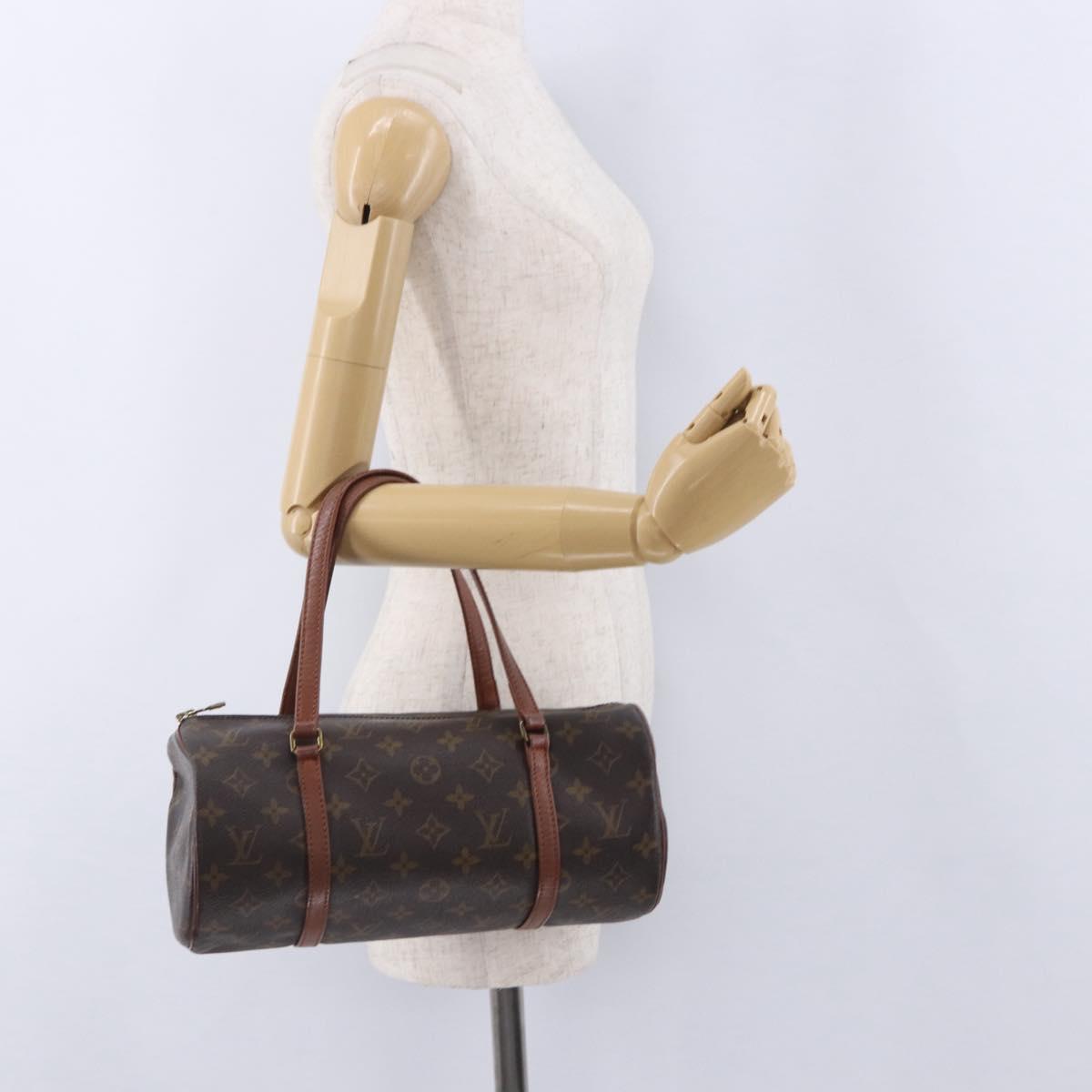 LOUIS VUITTON Monogram Papillon 30 Hand Bag M51365 LV Auth 196375