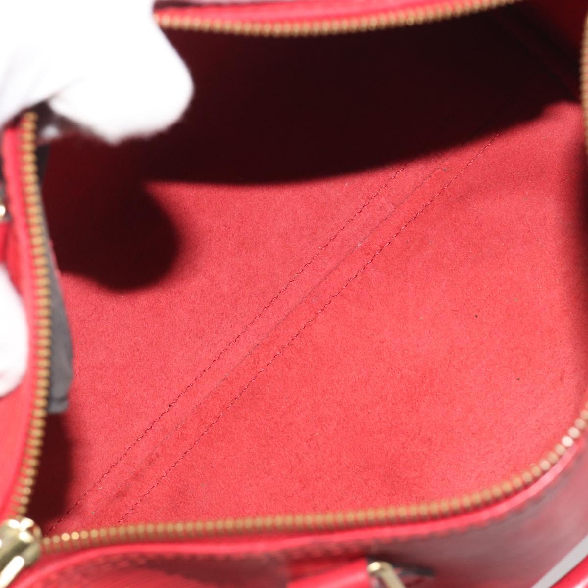 LOUIS VUITTON Epi Speedy 25 Hand Bag Castilian Red M43017 LV Auth 196381A