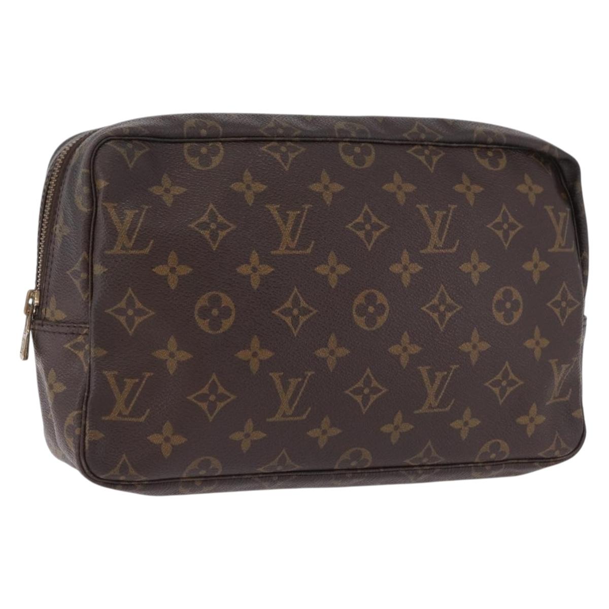 LOUIS VUITTON Monogram Trousse Toilette 28 Clutch Bag M47522 LV Auth 196383