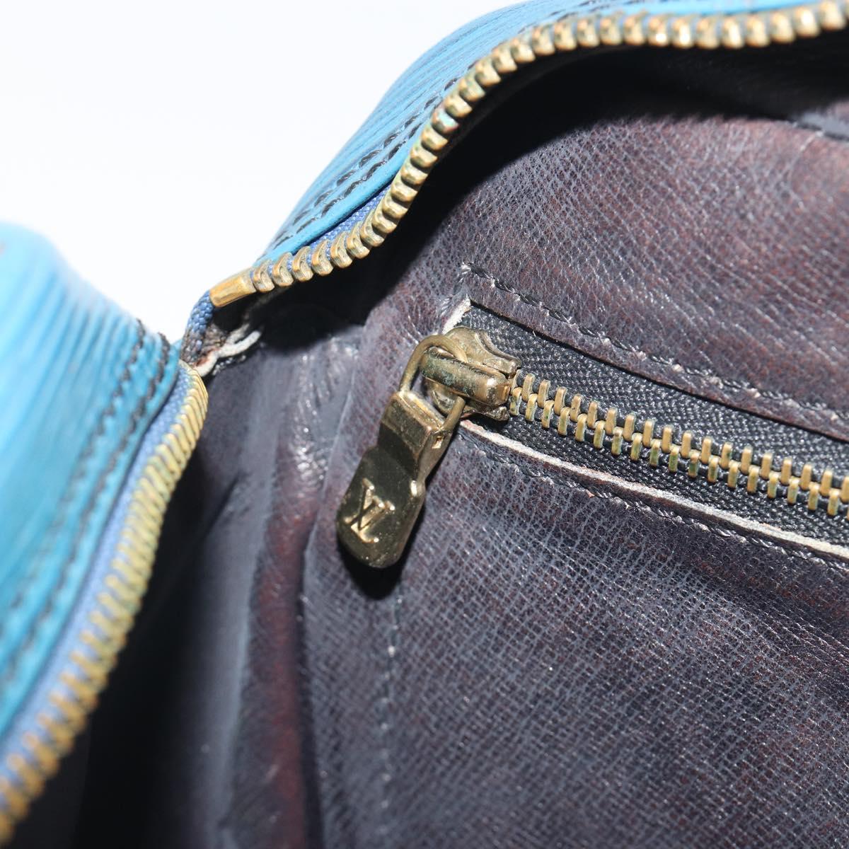 LOUIS VUITTON Epi Trocadero 23 Shoulder Bag Blue M52305 LV Auth 196384