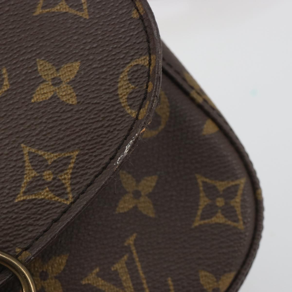 LOUIS VUITTON Monogram Saint Cloud MM Shoulder Bag M51243 LV Auth 196387A