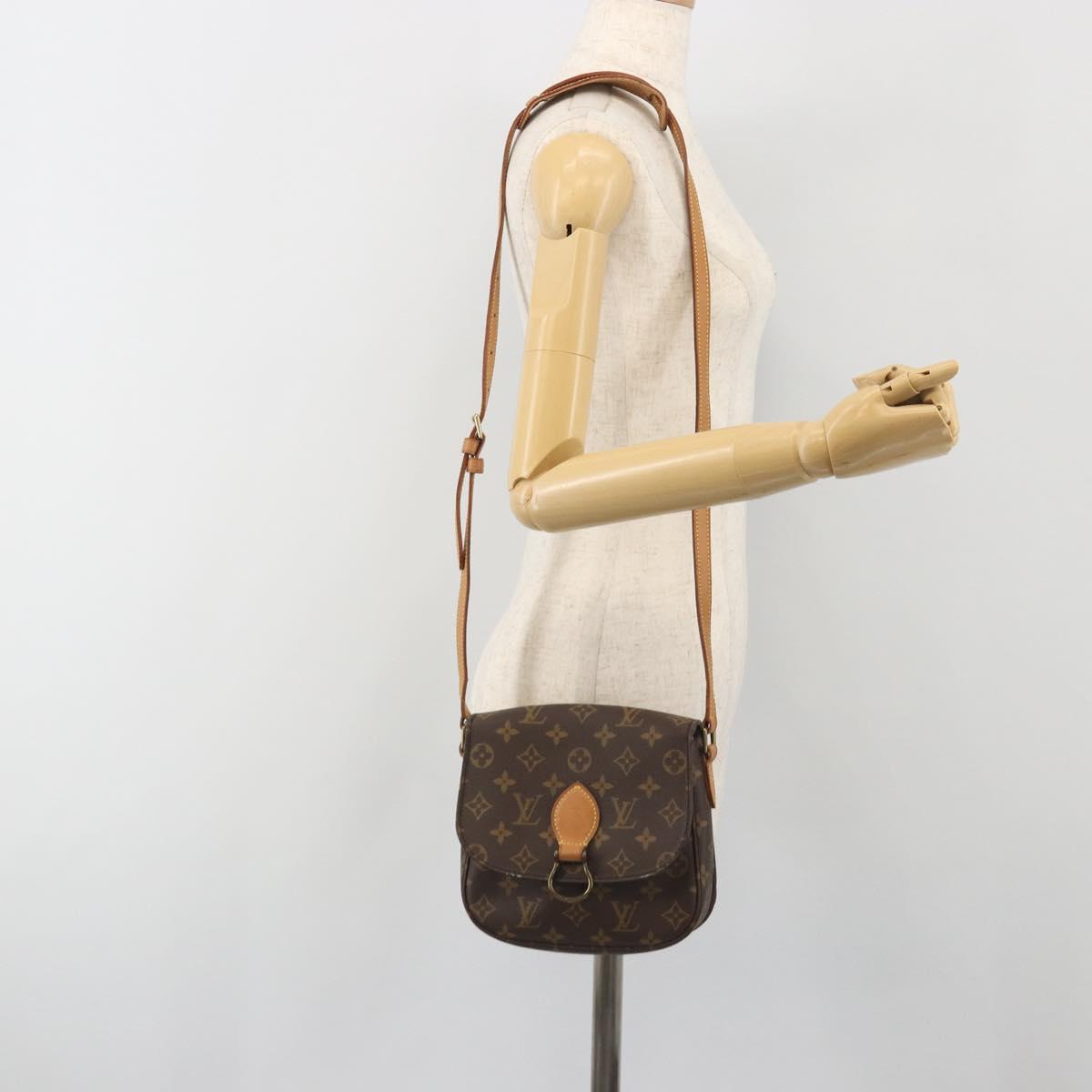 LOUIS VUITTON Monogram Saint Cloud MM Shoulder Bag M51243 LV Auth 196387A