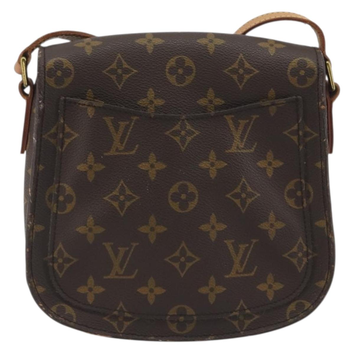 LOUIS VUITTON Monogram Saint Cloud MM Shoulder Bag M51243 LV Auth 196387A