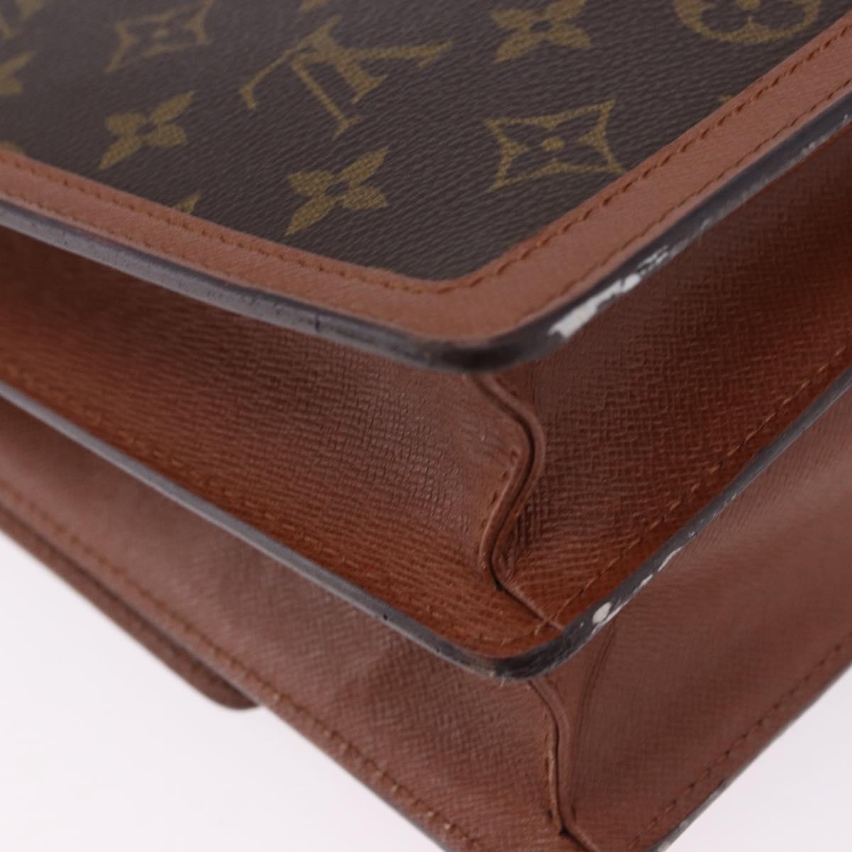 LOUIS VUITTON Monogram Raspail Shoulder Bag M51372 LV Auth 196391