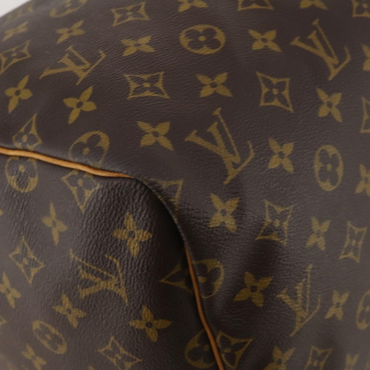 LOUIS VUITTON Monogram Keepall 55 Boston Bag M41424 LV Auth 196393A