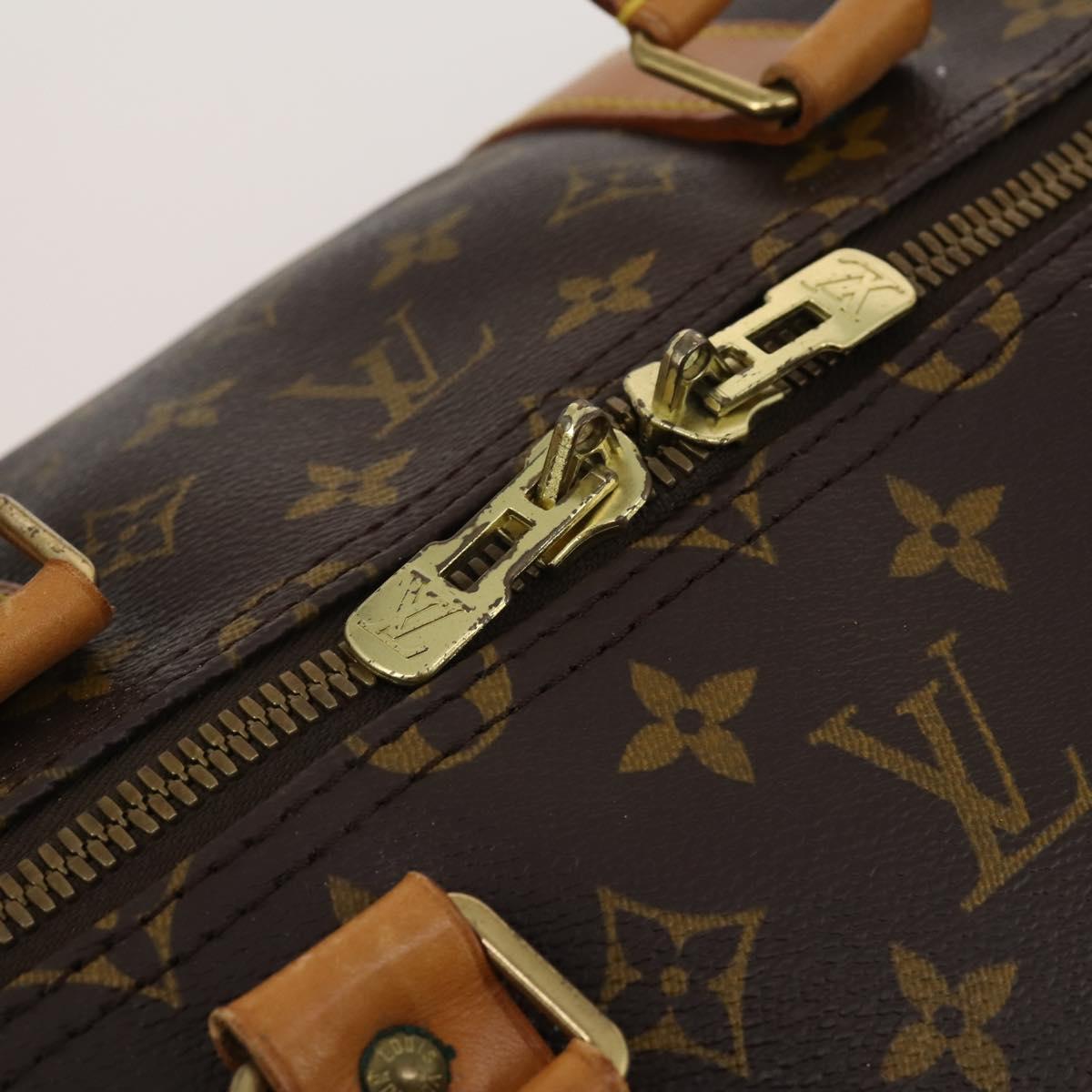 LOUIS VUITTON Monogram Keepall 55 Boston Bag M41424 LV Auth 196393A