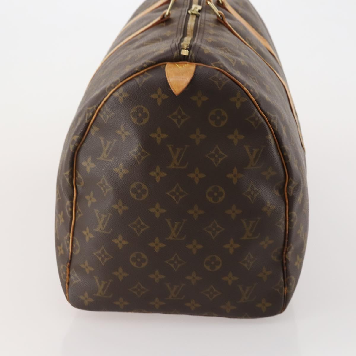 LOUIS VUITTON Monogram Keepall 55 Boston Bag M41424 LV Auth 196394