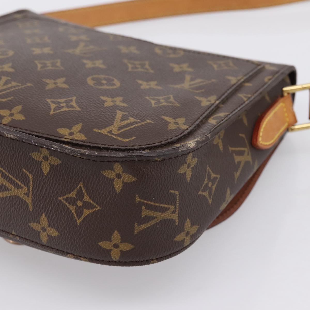 LOUIS VUITTON Monogram Saint Cloud GM Shoulder Bag M51242 LV Auth 196405A