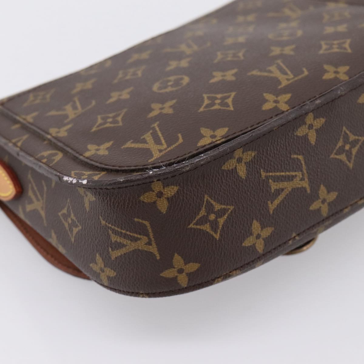 LOUIS VUITTON Monogram Saint Cloud GM Shoulder Bag M51242 LV Auth 196405A