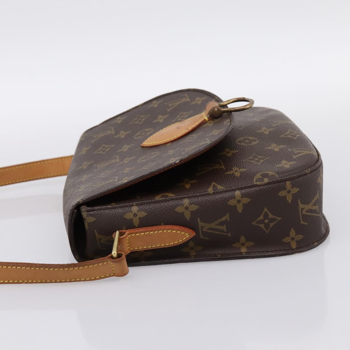 LOUIS VUITTON Monogram Saint Cloud GM Shoulder Bag M51242 LV Auth 196405A