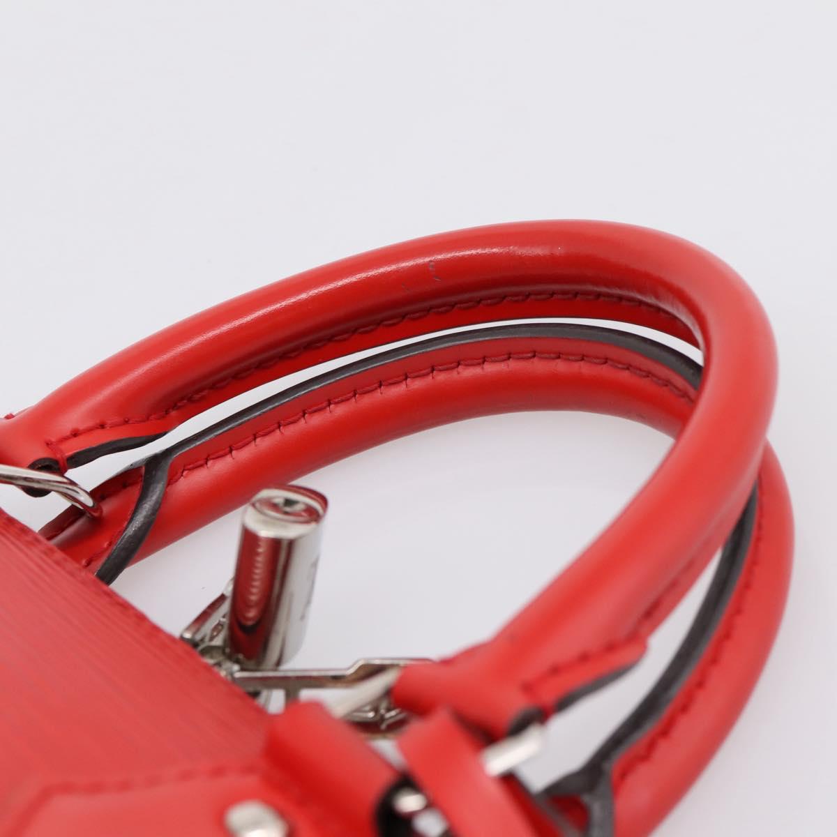 LOUIS VUITTON Epi Alma PM Hand Bag Red Coklico M41154 LV Auth 196411V