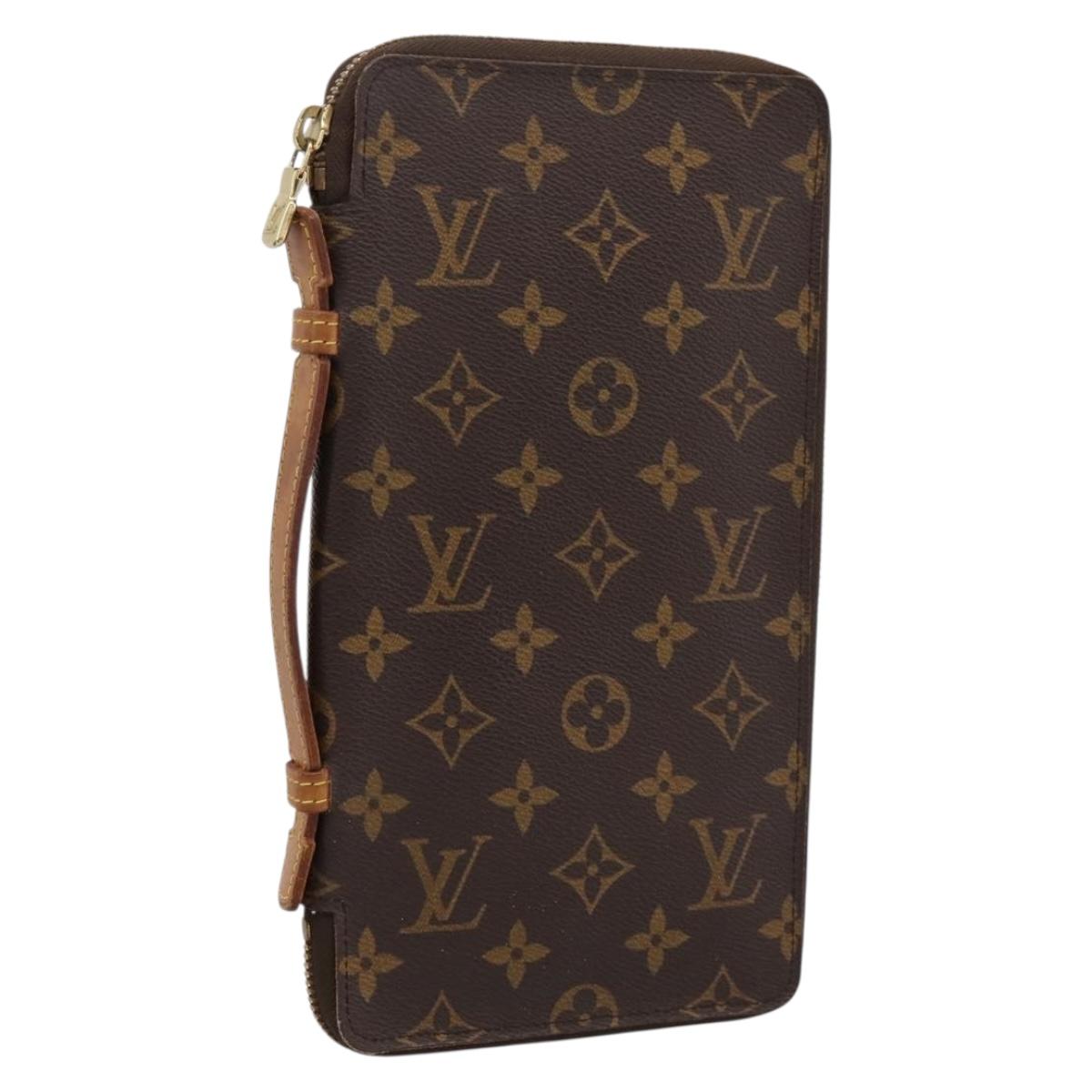 LOUIS VUITTON Monogram Organizer De Voyage Travel Case M60119 LV Auth 196414