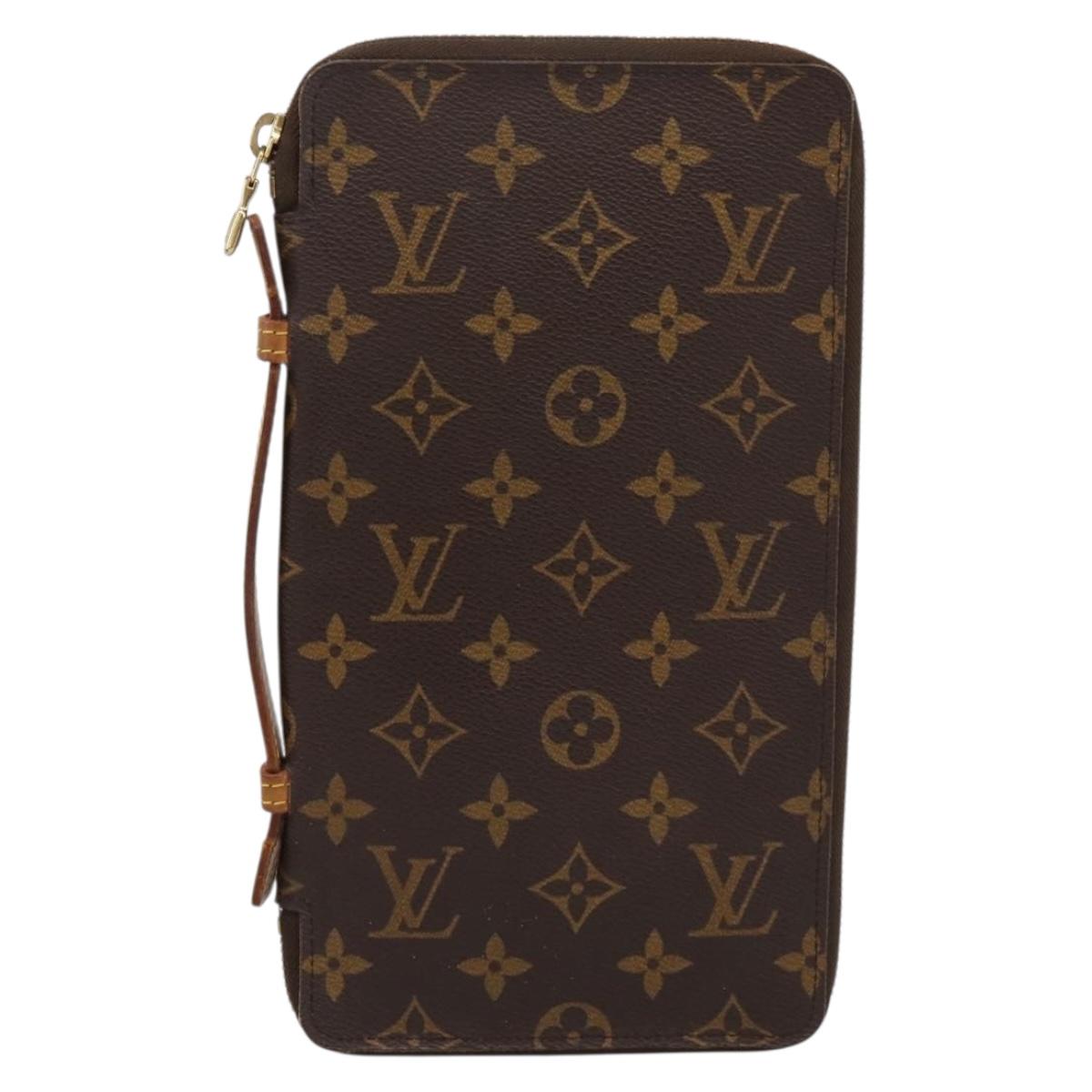 LOUIS VUITTON Monogram Organizer De Voyage Travel Case M60119 LV Auth 196414
