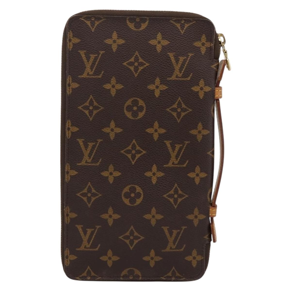 LOUIS VUITTON Monogram Organizer De Voyage Travel Case M60119 LV Auth 196414