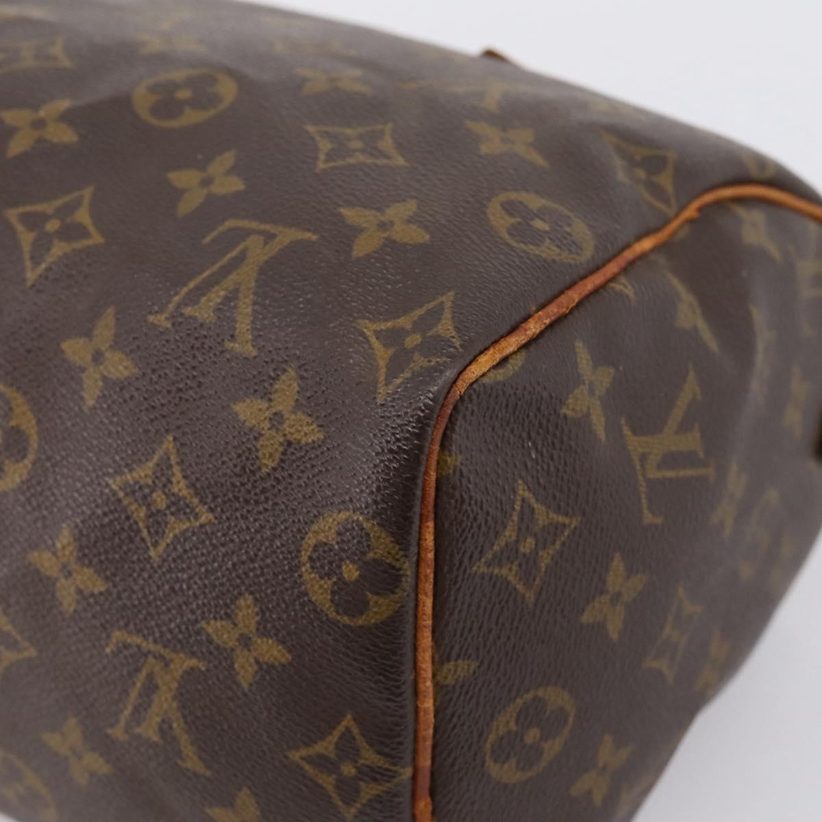 LOUIS VUITTON Monogram Speedy 25 Hand Bag M41528 LV Auth 196417