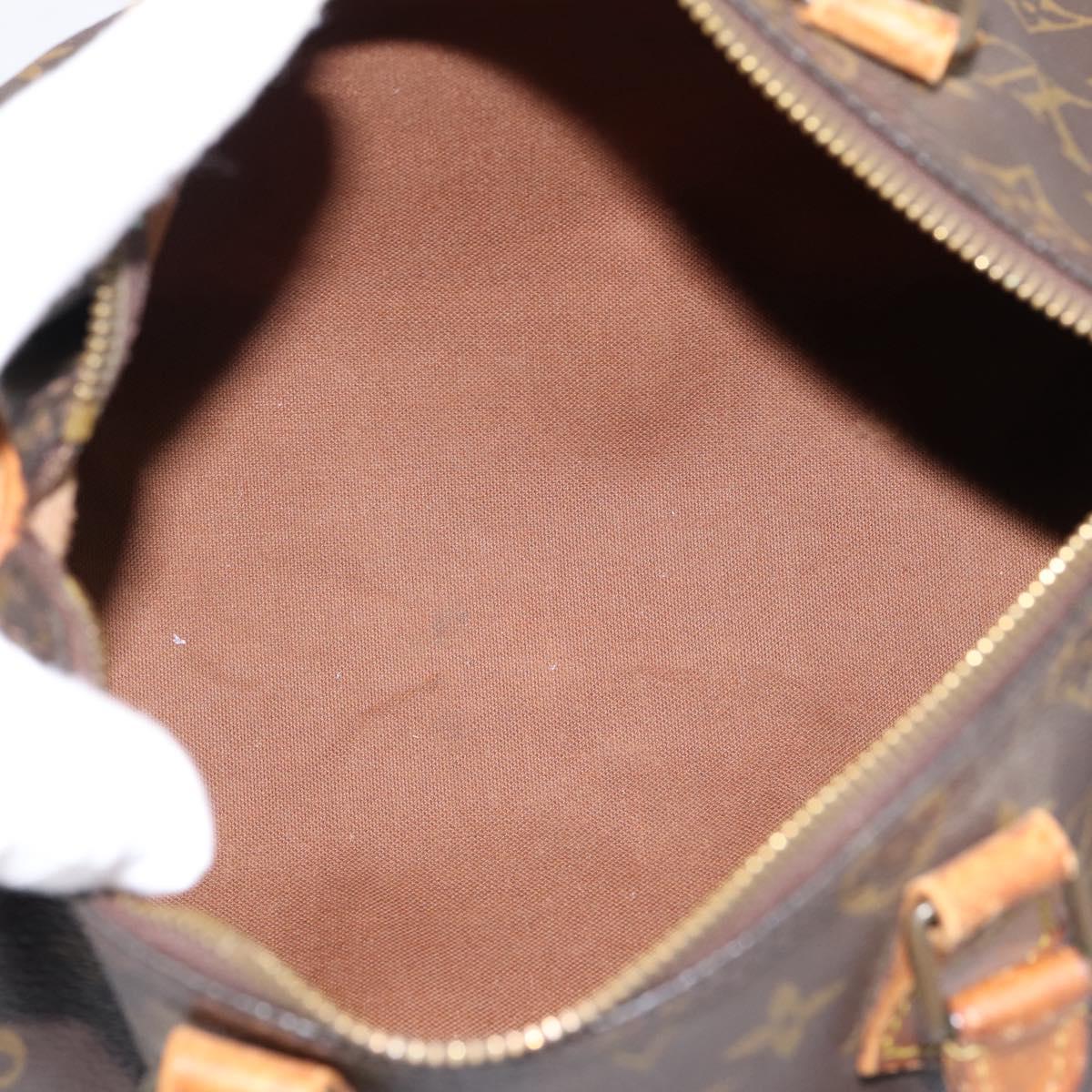 LOUIS VUITTON Monogram Speedy 25 Hand Bag M41528 LV Auth 196417
