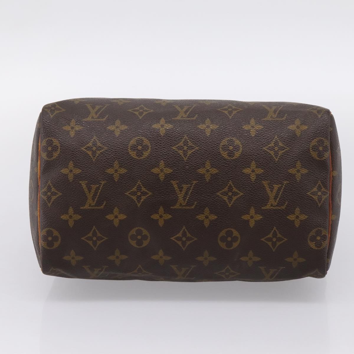 LOUIS VUITTON Monogram Speedy 25 Hand Bag M41528 LV Auth 196417