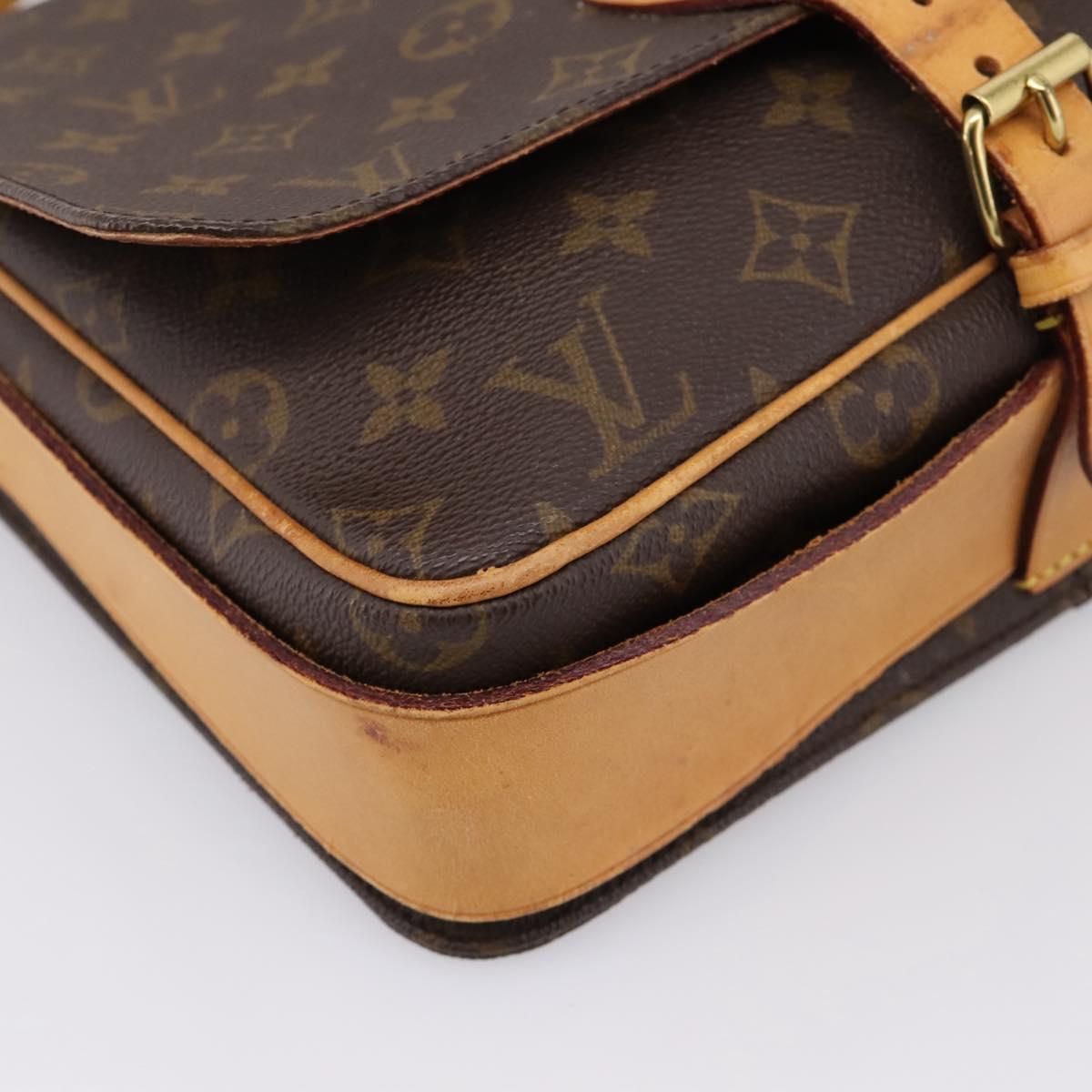 LOUIS VUITTON Monogram Cartouchiere GM Shoulder Bag M51252 LV Auth 196418A