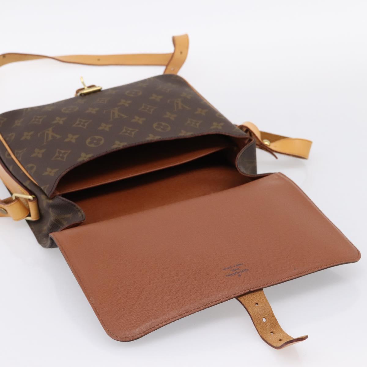 LOUIS VUITTON Monogram Cartouchiere GM Shoulder Bag M51252 LV Auth 196418A