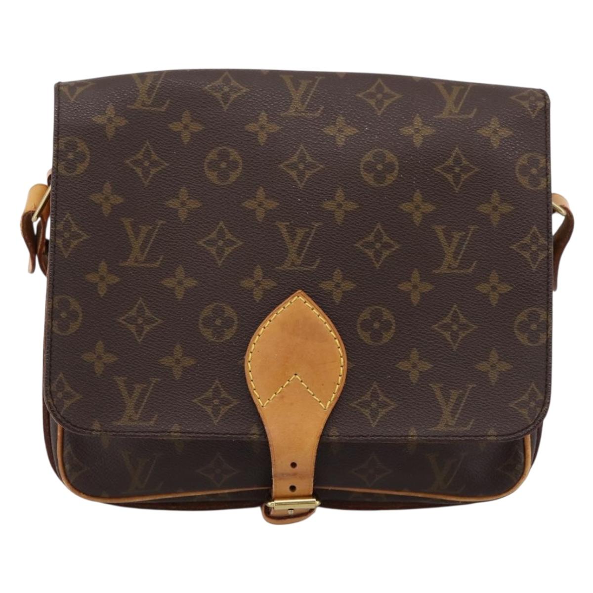 LOUIS VUITTON Monogram Cartouchiere GM Shoulder Bag M51252 LV Auth 196418A