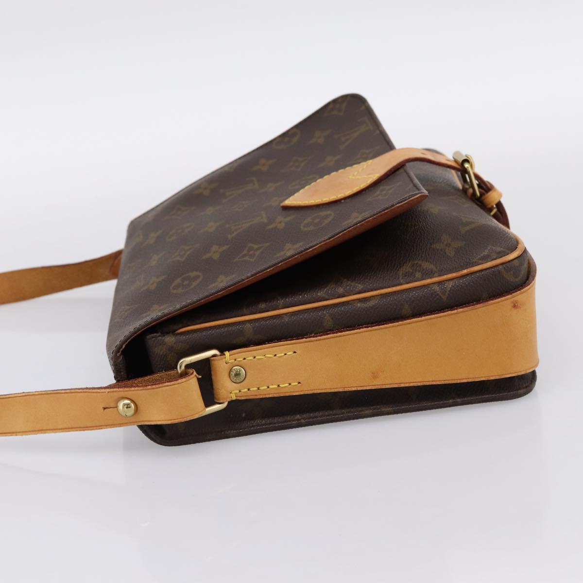 LOUIS VUITTON Monogram Cartouchiere GM Shoulder Bag M51252 LV Auth 196418A