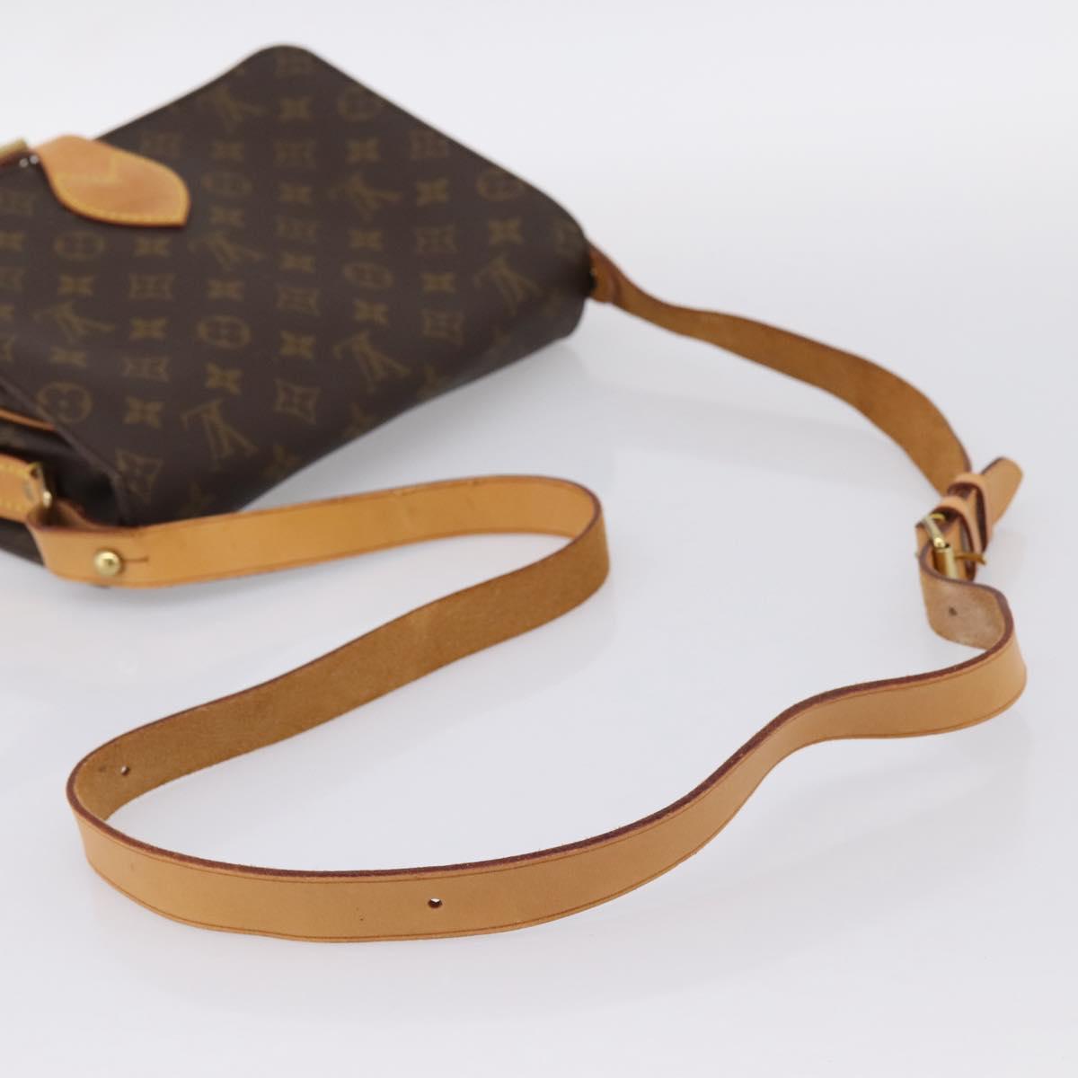 LOUIS VUITTON Monogram Cartouchiere GM Shoulder Bag M51252 LV Auth 196418A
