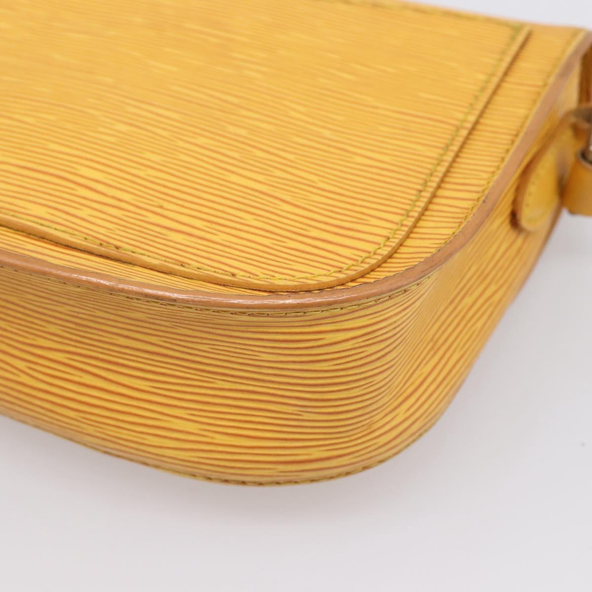 LOUIS VUITTON Epi Saint Cloud PM Shoulder Bag Yellow M52219 LV Auth 196426