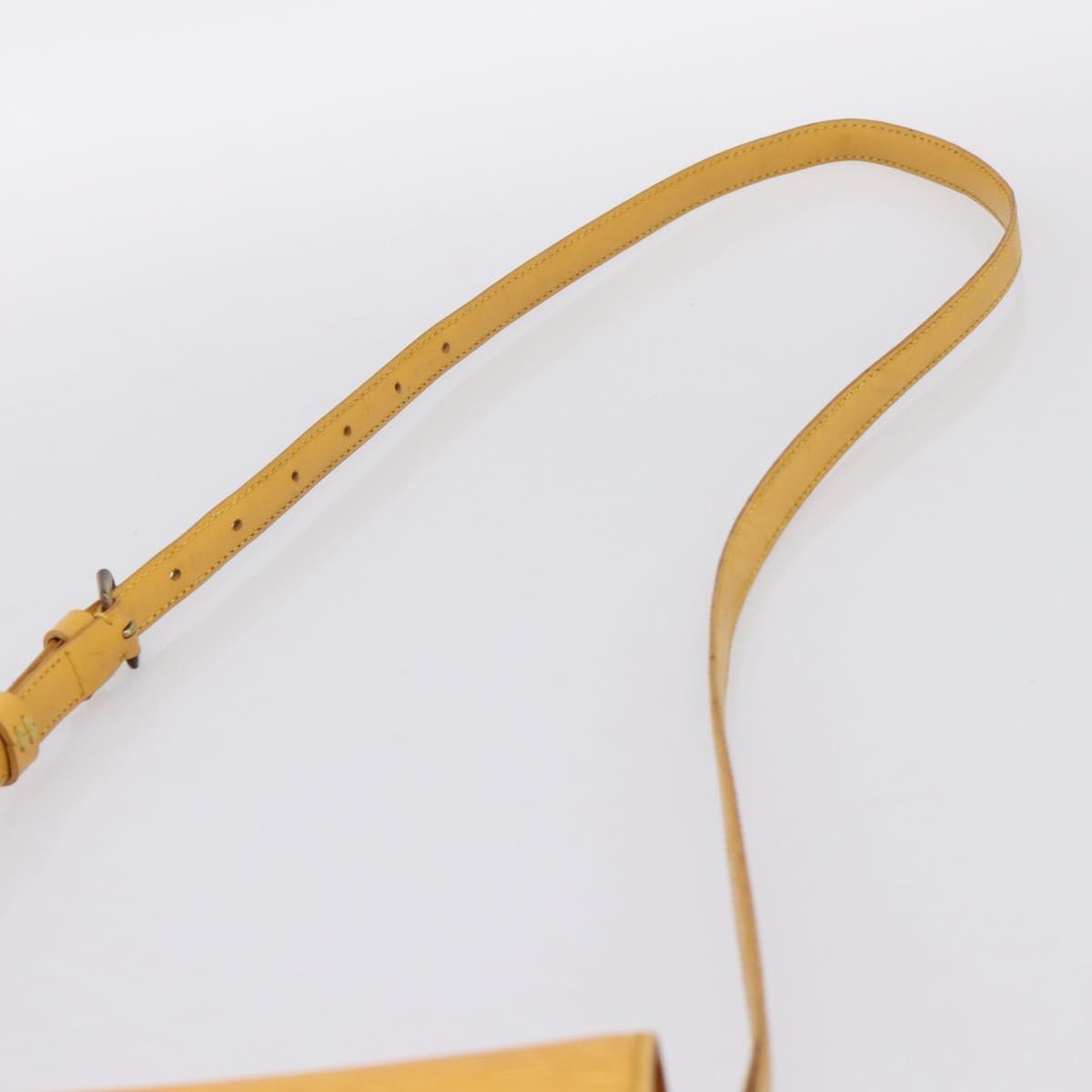 LOUIS VUITTON Epi Saint Cloud PM Shoulder Bag Yellow M52219 LV Auth 196426