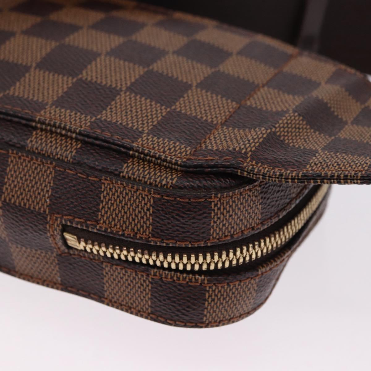 LOUIS VUITTON Damier Ebene Geronimos Shoulder Bag N51994 LV Auth 196427A