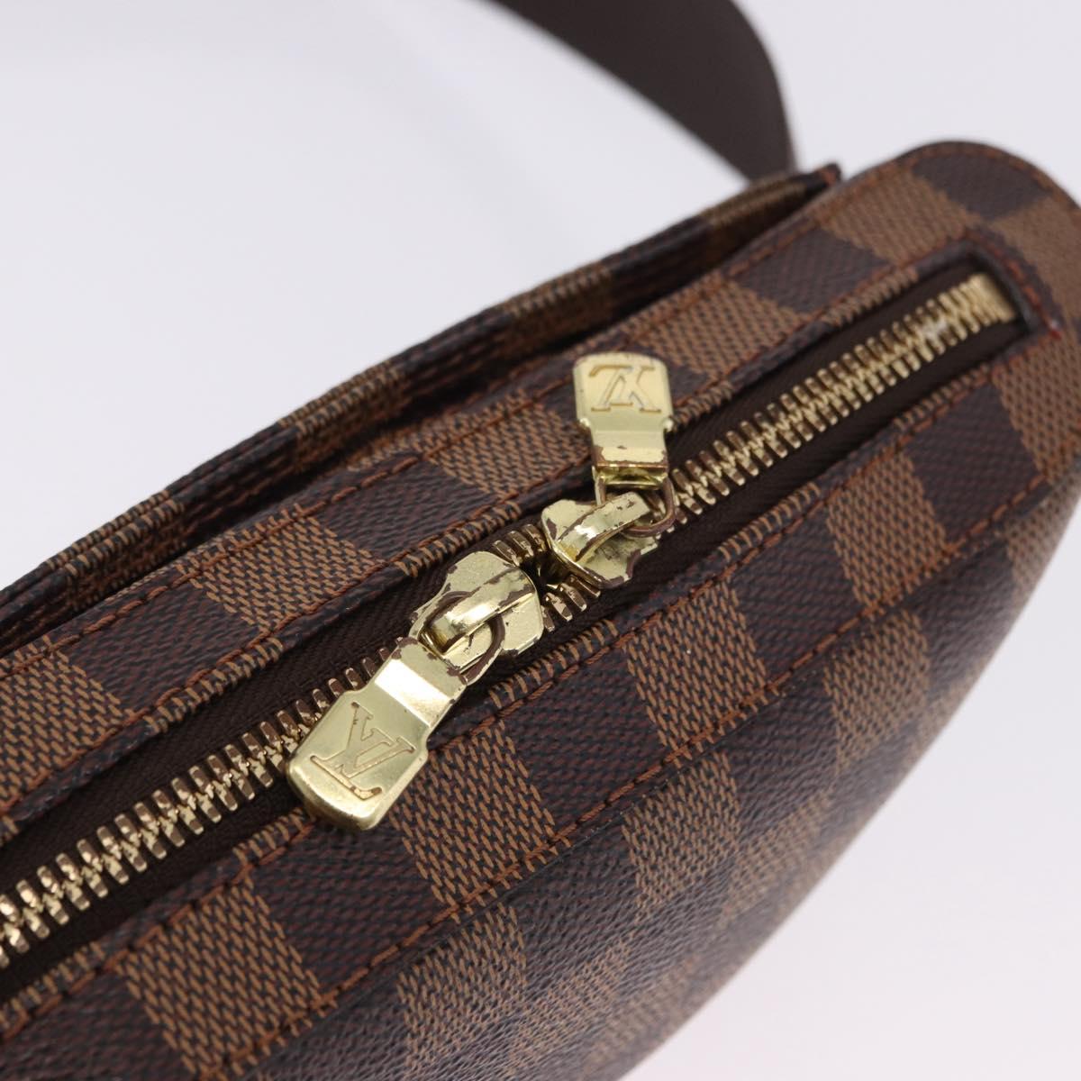 LOUIS VUITTON Damier Ebene Geronimos Shoulder Bag N51994 LV Auth 196427A