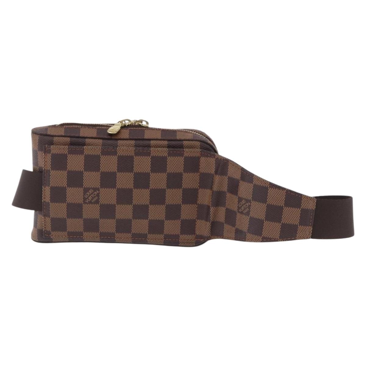 LOUIS VUITTON Damier Ebene Geronimos Shoulder Bag N51994 LV Auth 196427A