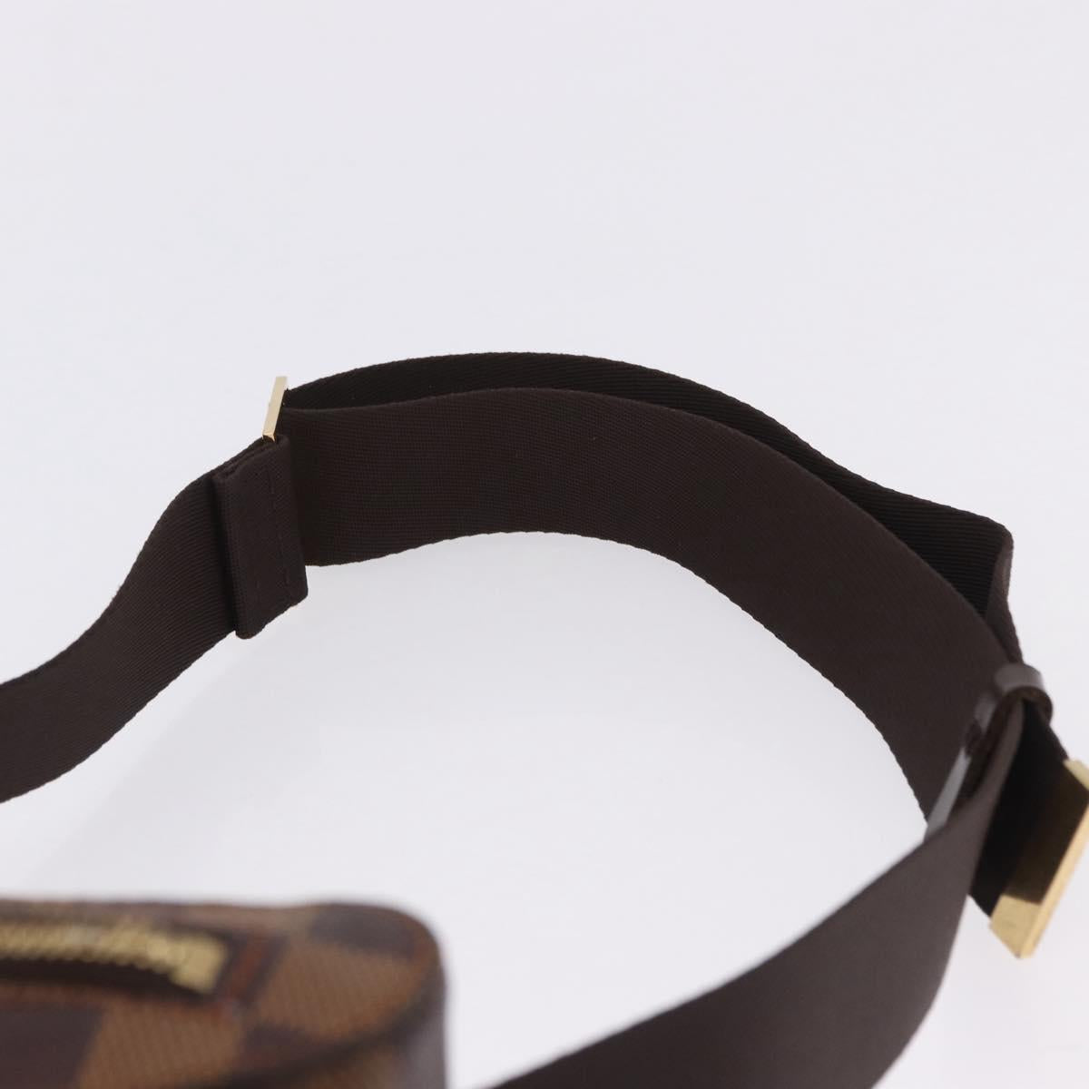LOUIS VUITTON Damier Ebene Geronimos Shoulder Bag N51994 LV Auth 196427A