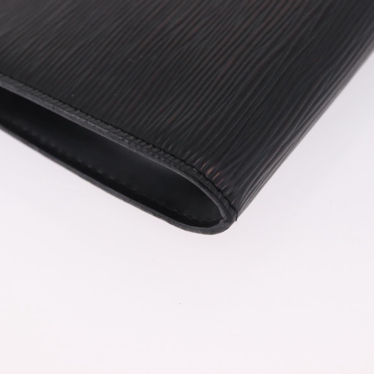 LOUIS VUITTON Epi Pochette Accessoires Accessory Pouch Black M52982 Auth 196446A