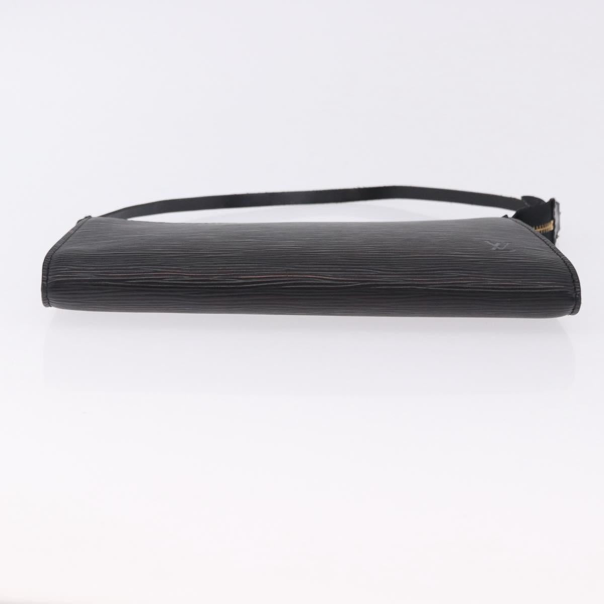 LOUIS VUITTON Epi Pochette Accessoires Accessory Pouch Black M52982 Auth 196446A