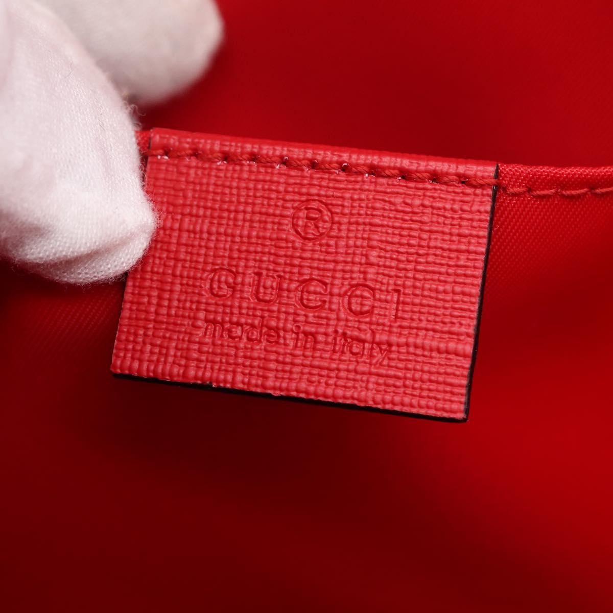 GUCCI x Higuchi Yuuko Hand Bag PVC 2way Red 630542 Auth 196451M