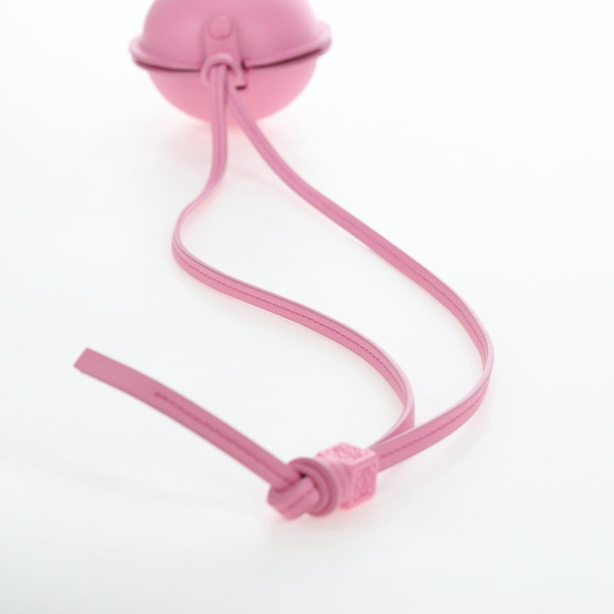 LOEWE Balloon Pouch Leather Pink Auth 196452M