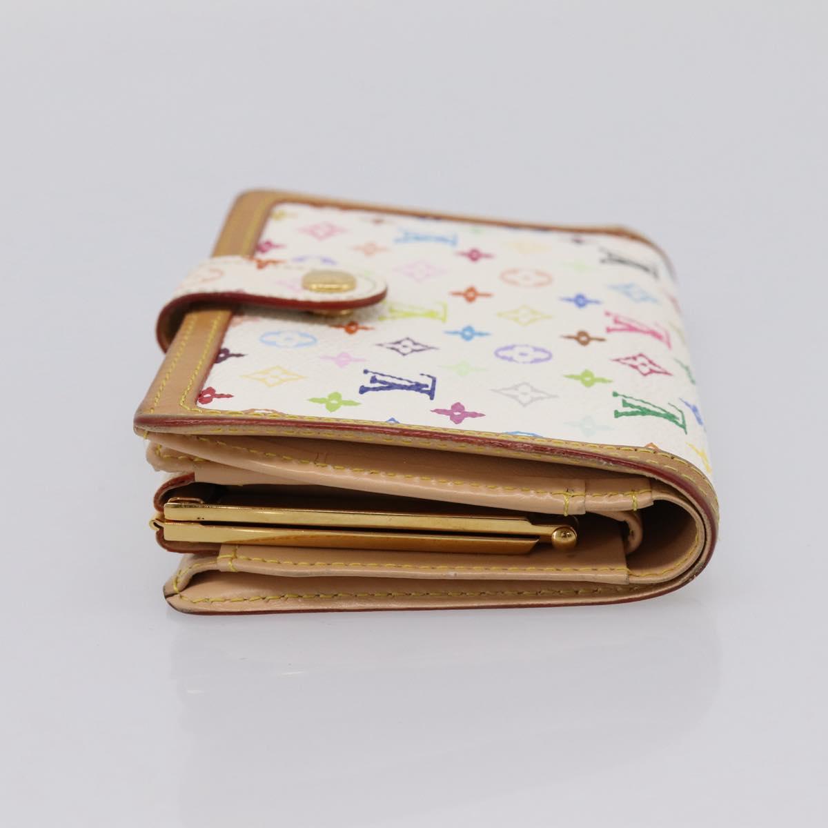 LOUIS VUITTON Multicolor Porte Monnaie Viennois Wallet M92987 LV Auth 196454A