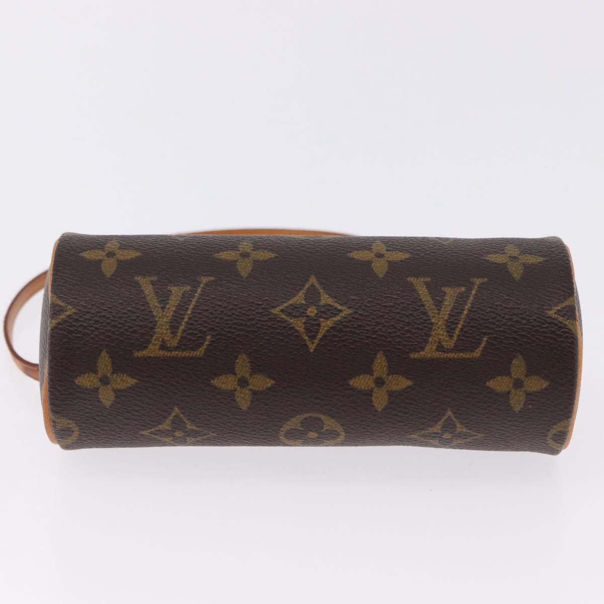 LOUIS VUITTON Monogram Papillon Pouch LV Auth 196455A