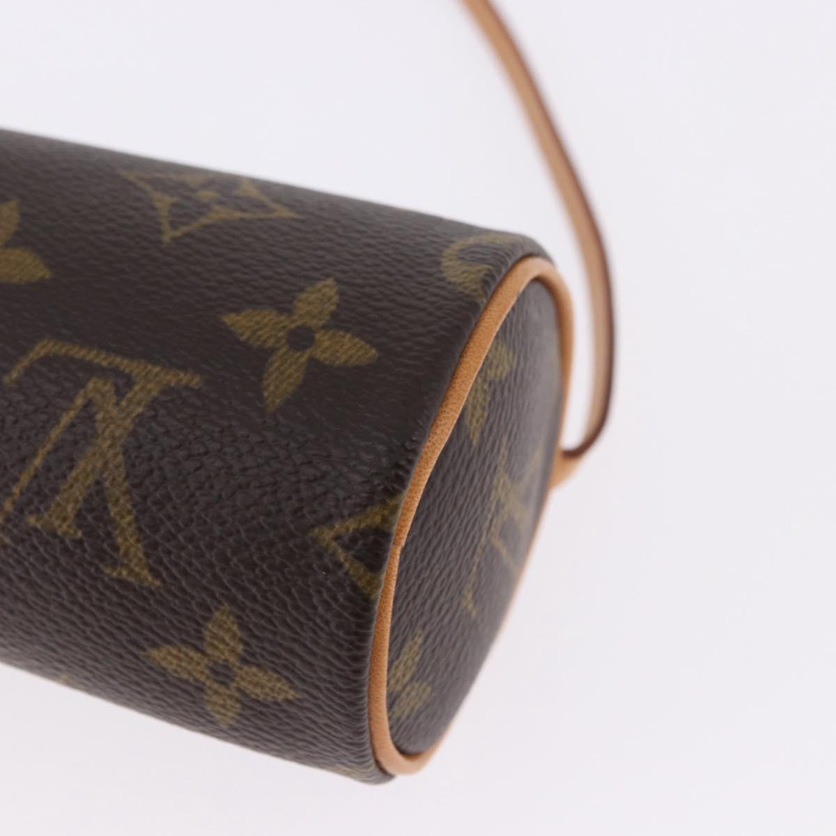 LOUIS VUITTON Monogram Papillon Pouch LV Auth 196456V