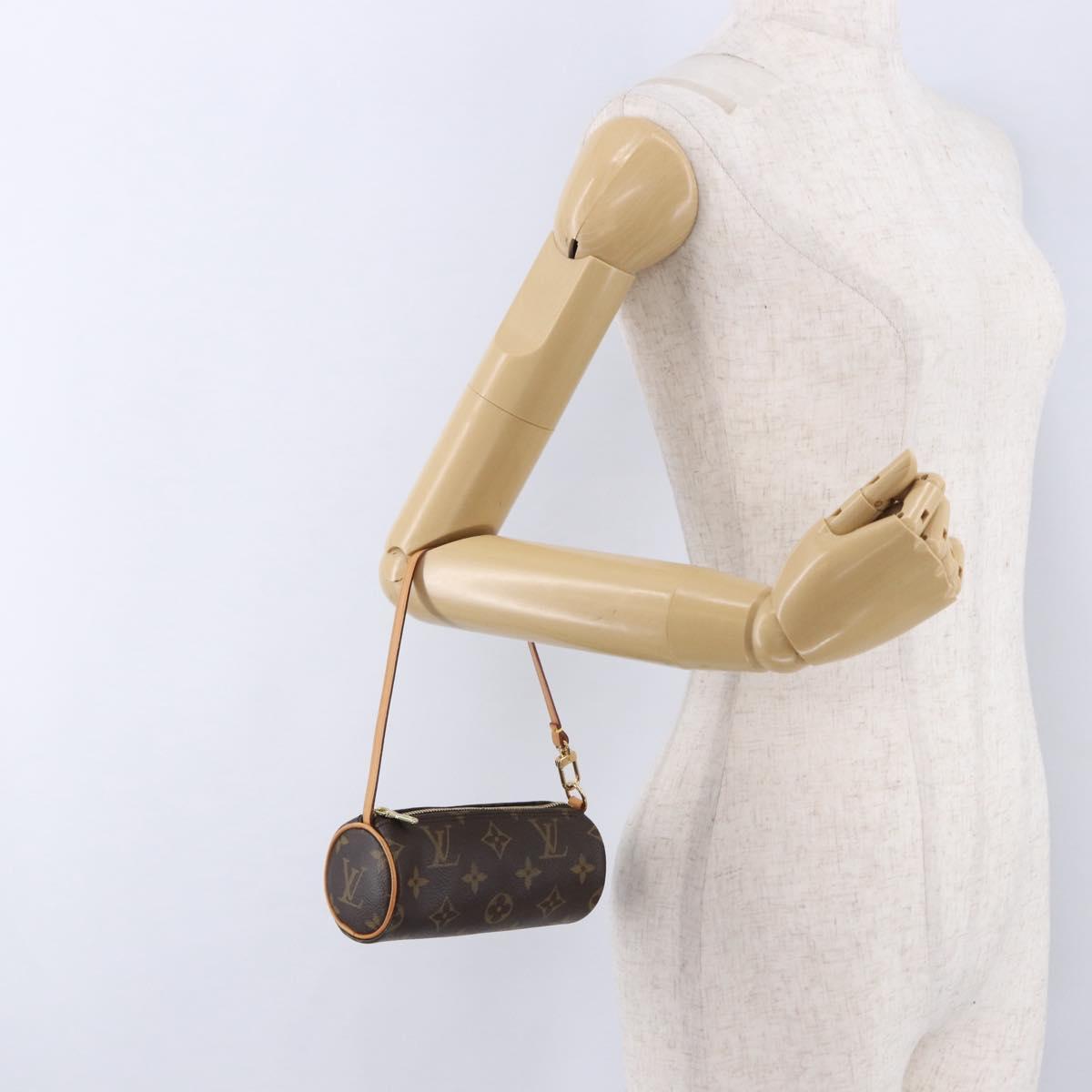 LOUIS VUITTON Monogram Papillon Pouch LV Auth 196456V