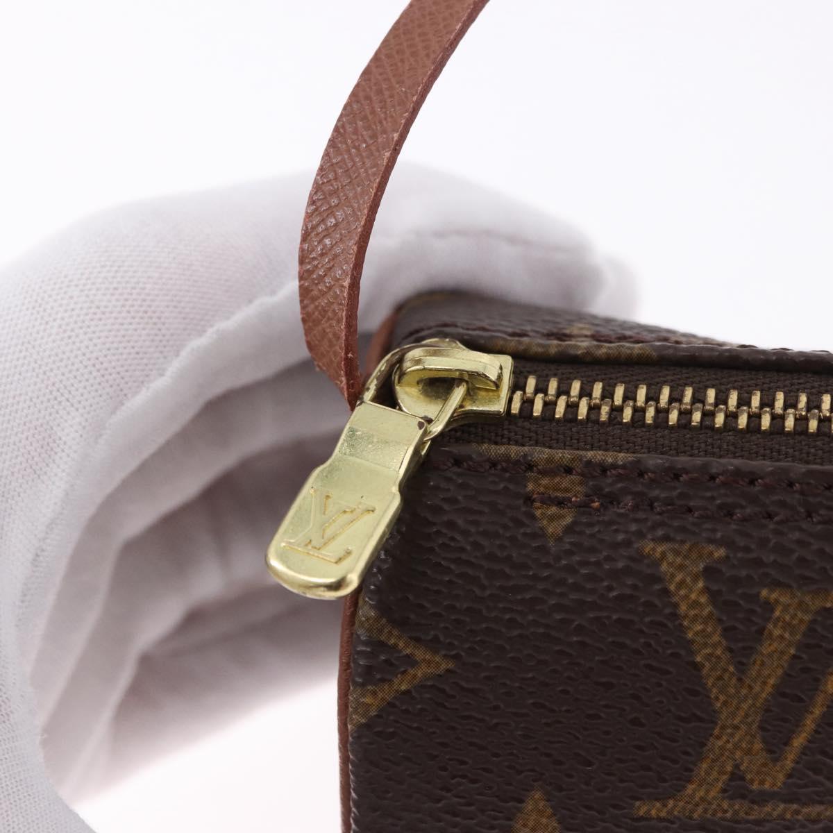LOUIS VUITTON Monogram Papillon Pouch LV Auth 196457