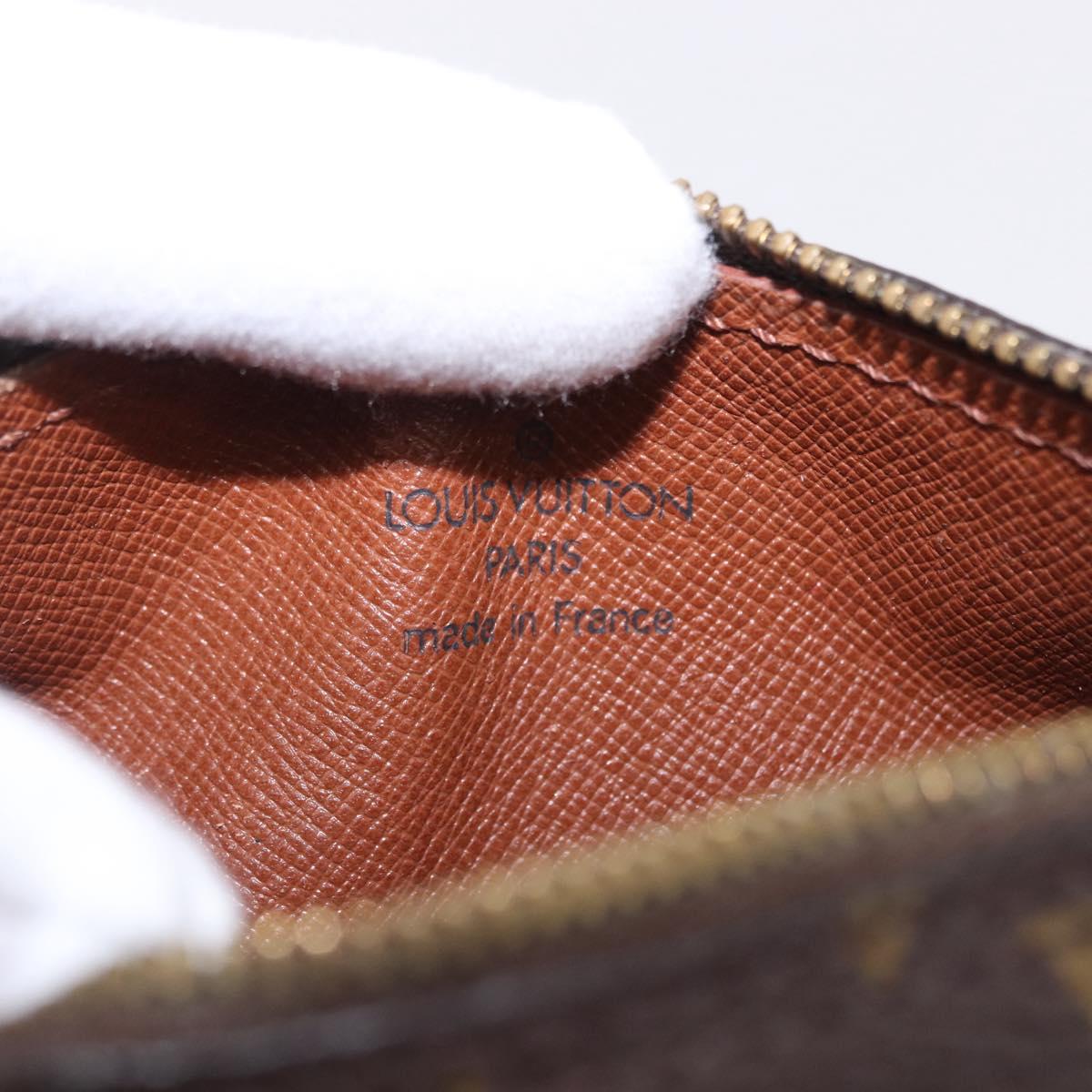LOUIS VUITTON Monogram Papillon Pouch LV Auth 196458