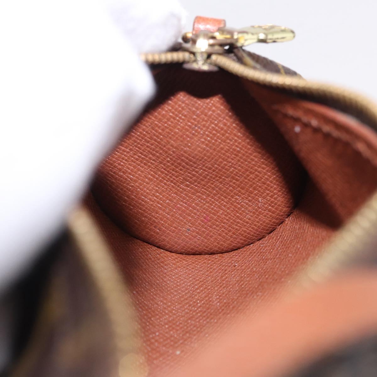 LOUIS VUITTON Monogram Papillon Pouch LV Auth 196458