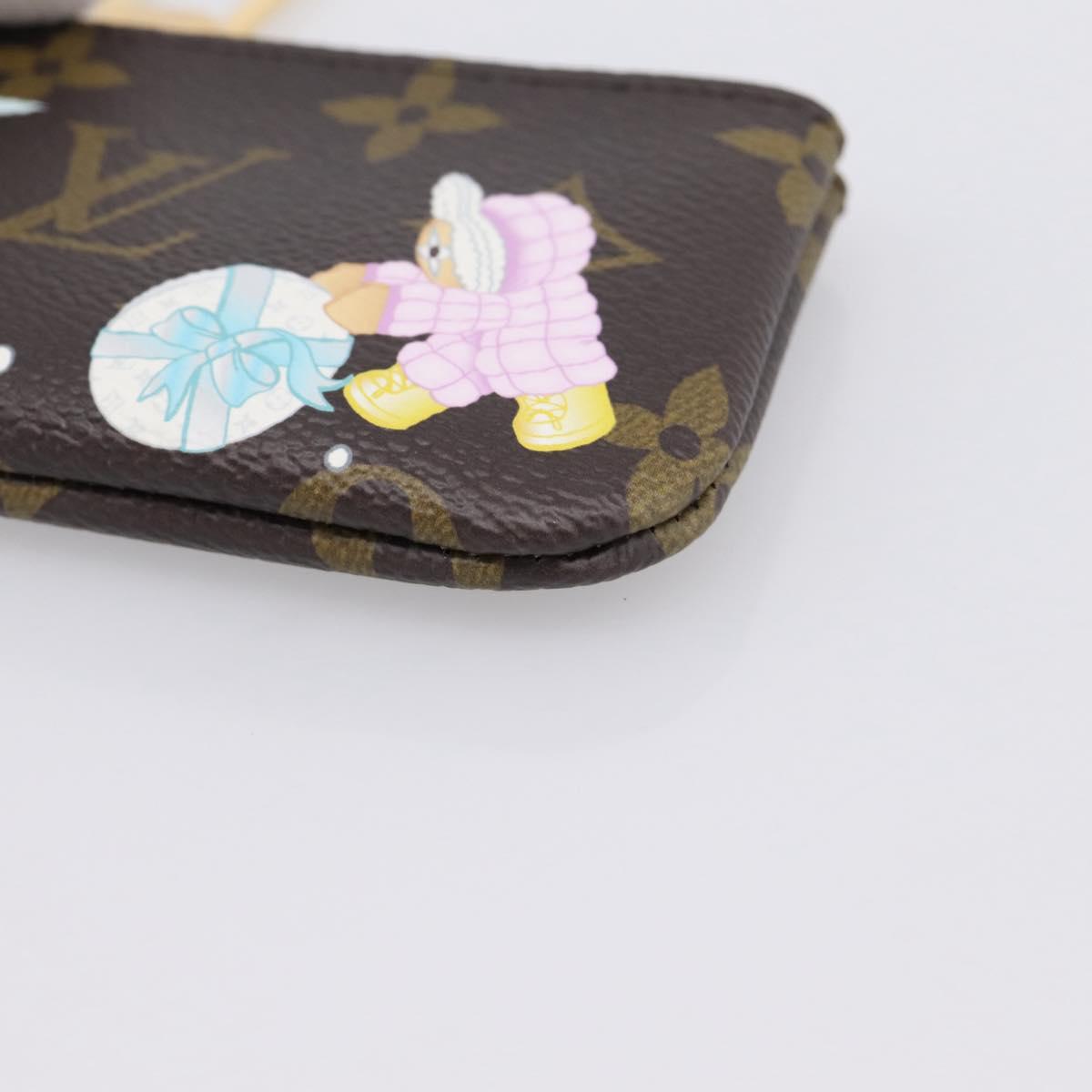 LOUIS VUITTON Monogram Vivienne Pochette Cles Coin Purse M12229 LV Auth 196459M