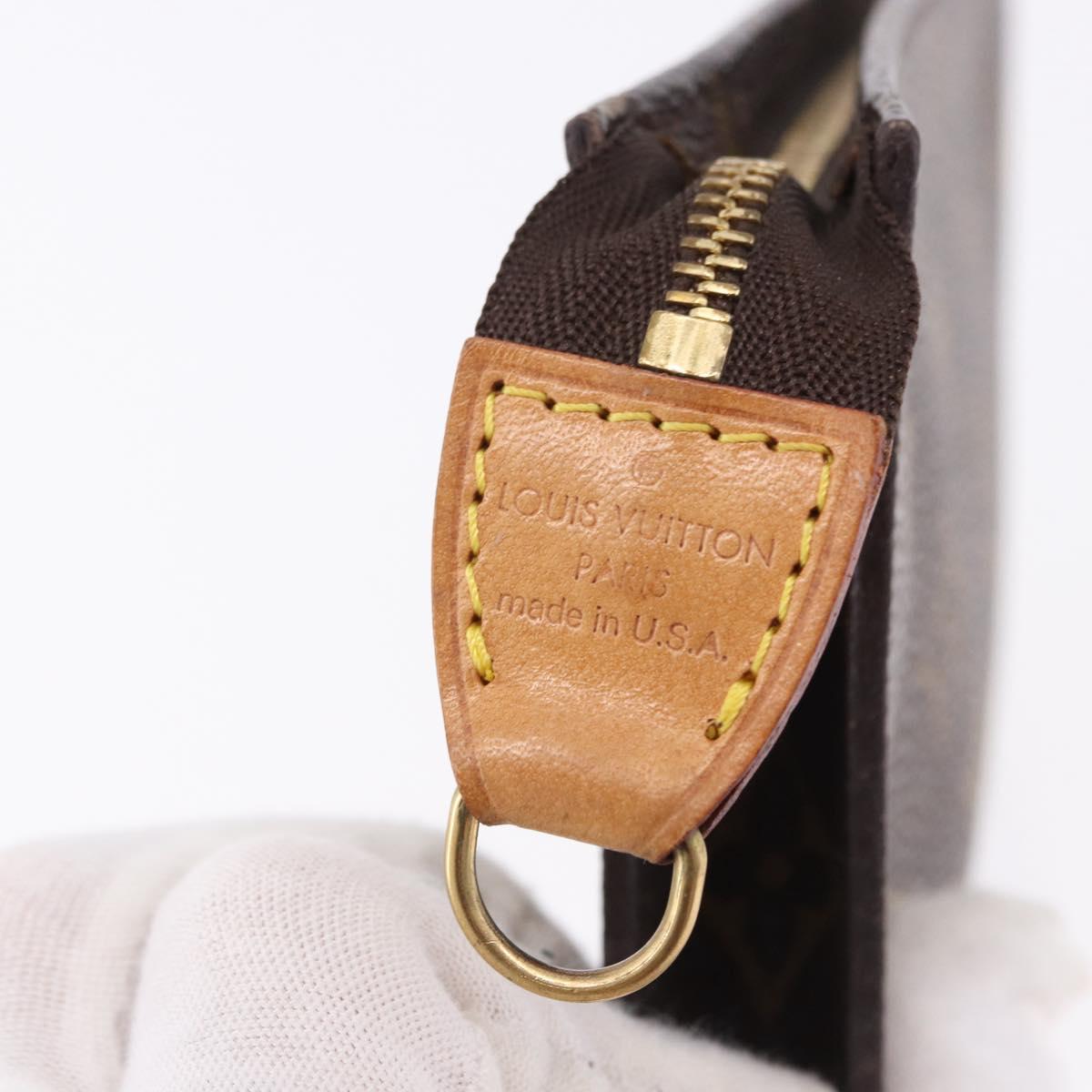 LOUIS VUITTON Monogram Bucket PM Pouch Accessory Pouch LV Auth 196460