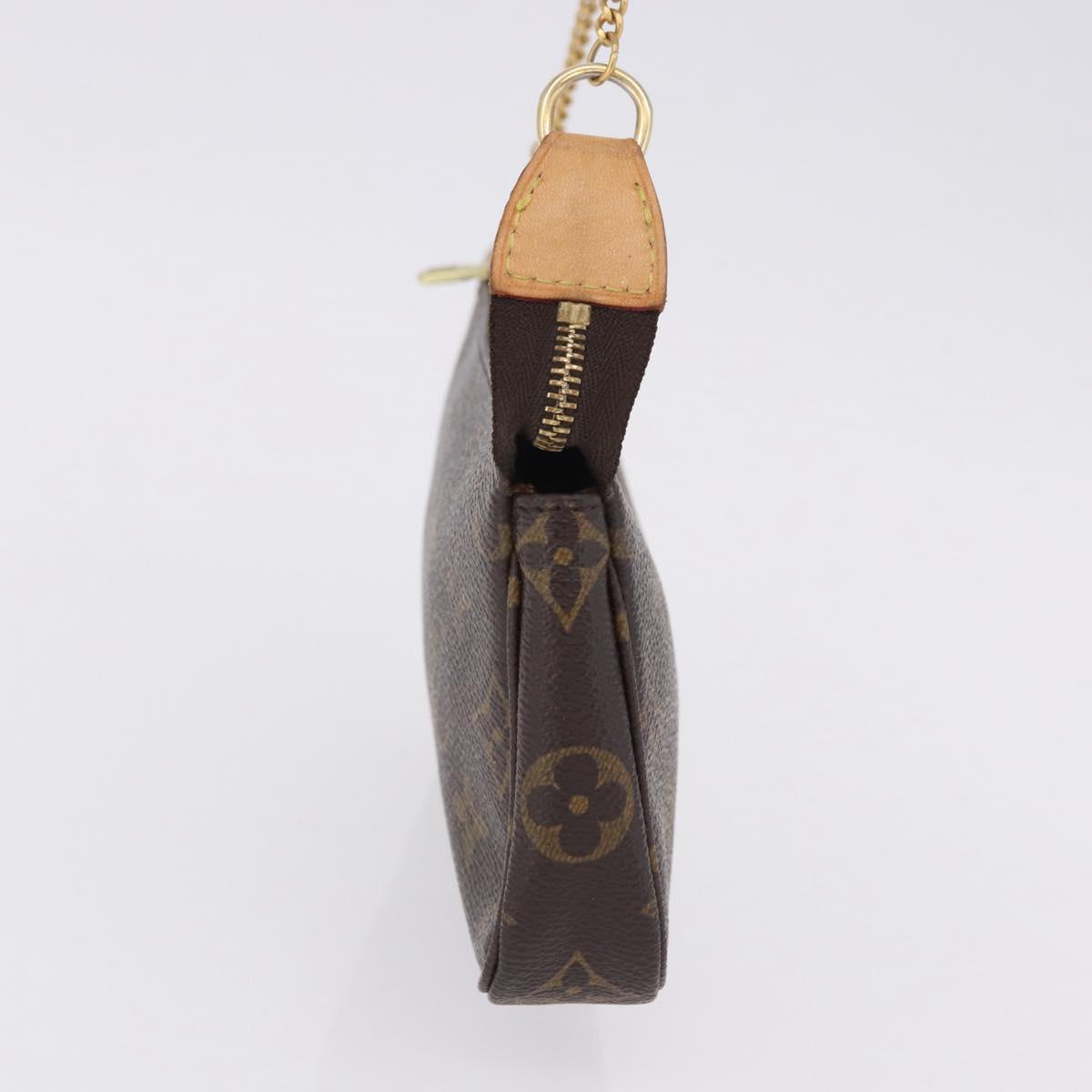 LOUIS VUITTON Monogram Mini Pochette Accessoires Pouch M58009 LV Auth 196464A