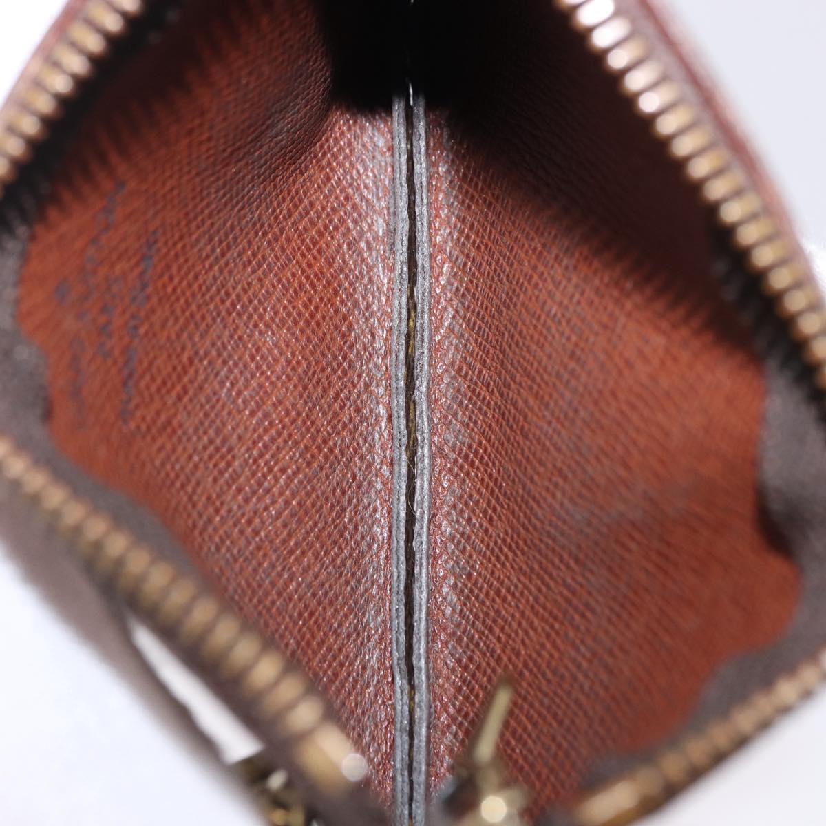 LOUIS VUITTON Monogram Pochette Cles Coin Purse M62650 LV Auth 196468